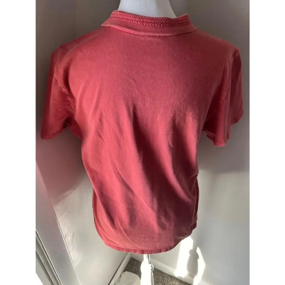 Vintage Woolrich salmon Short Sleeve Polo Shirt - Picture 3 of 8
